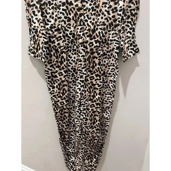 Something Navy Leopard Print Jumpsuit - Picture 12 of 16